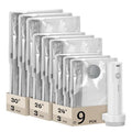 Vacuum Seal Bags For Clothing Travel With Rechargeable Cordless Electric Pump (9PCS)