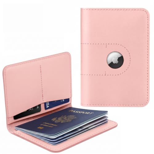 Passport Holder for Travel (Soft Pink)