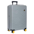 B Y Ulisse Checked Luggage with Spinner Wheels (Checked-medium / Grey)