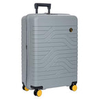 B Y Ulisse Checked Luggage with Spinner Wheels (Checked-medium / Grey)