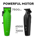 2-in-1 Vader Clipper & Trimmer Kit | Cordless Beard Trimmer & Mens Clippers Set for Barbers or Home | with DLC Coated Blades | Acid (Acid)