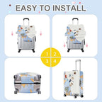 Travel Sticker Luggage Cover (#139 / XL(fits 32-34Inch suitcase))