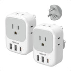 Type M Adapter for South Africa (White grey-Type M)