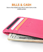 Mens Slim Wallet (Chicago Red)