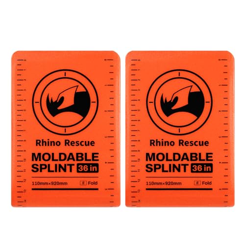 First Aid Moldable Splint 36" X 4.3" Orange (Orange)