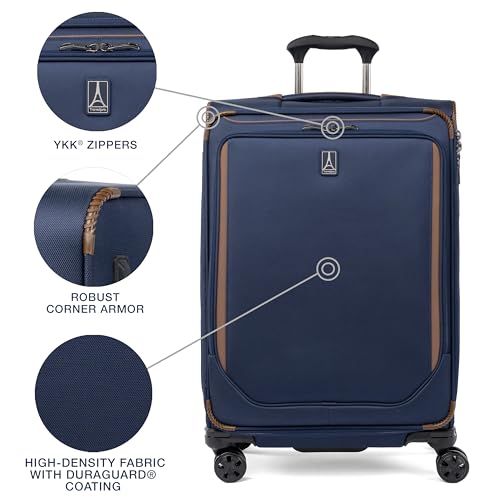 Crew Classic Softside Checked Luggage (Patriot Blue / Checked Medium)