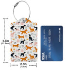 Cartoon Dogs Luggage Tags for Suitcases (Cartoon Dogs)