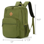26L Backpack for College (Army Green / 16.5 Inch)