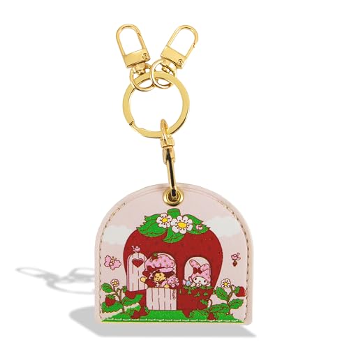 Keychain Case Compatible with Apple AirTag (My Melody X Strawberry Shortcake)