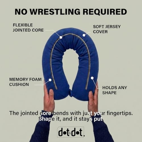 Twist Memory Foam Travel Pillow (Sapphire / Standard (26"))