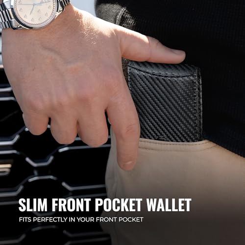 Cash Pocket Slim Wallet for Men (Carbon Fiber)