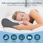 Cervical Neck Pillow for Pain Relief (Light Grey)
