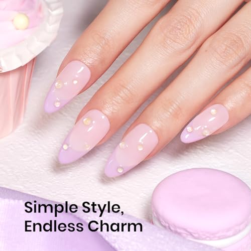 beetles Pink Gel Polish (B - Creme Pink | Milky Taro)