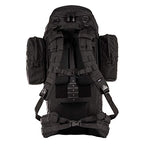 Tactical Rush 100 Large Duty Deployment Backpack 60L Molle Bag (Black / Small-Medium)