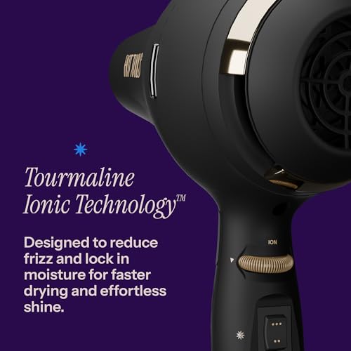 Pro Artist Black Gold 2100 Turbo Ceramic Blow Dryer (1875W DC Motor)