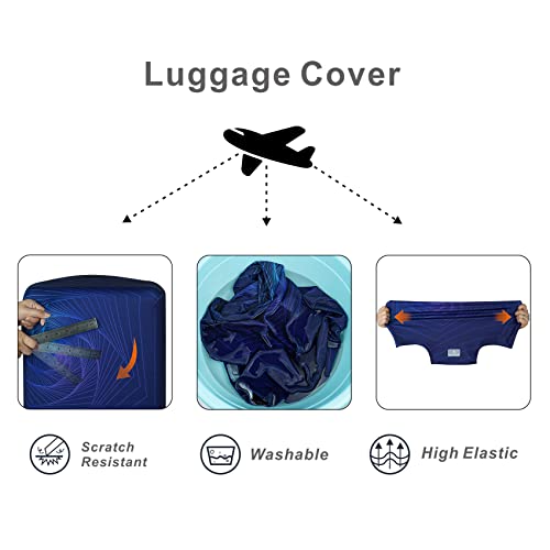 Travel Luggage Cover Fits 27 (L / Gyrotropic)