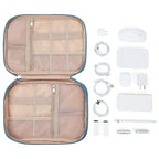 Travel Cord Organizer (Single Layer / Lake-Blue)