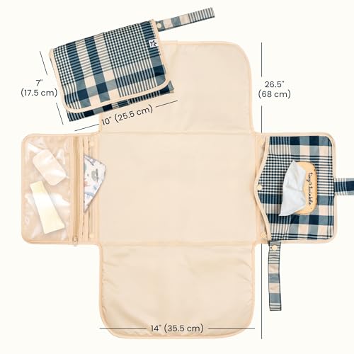 Portable Diaper Changing Pad (Gingham)