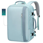 Laptop Travel Backpack Carry On Flight Approved Fits 16 inch Laptop (Blue)