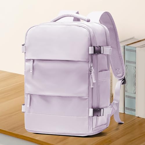Large Travel Backpack For Women Men (25l / Purple)
