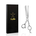 High end Professional Hair Thinning Scissors Hair Cutting Teeth Shears Barber Hairdressing Texturizing Scissors Extremely Very Sharp 6.5 Inch Stainless Steel Alloy For Men Women Salon & Home (Thinning Shears / 6.5 Inch)