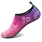 Water Shoes for Women Men Quick (8.5-9.5 Women/7.5-8.5 Men / Star Moon Pink)