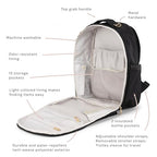 New Classic Diaper Bag Backpack with 15 Pockets (Black)
