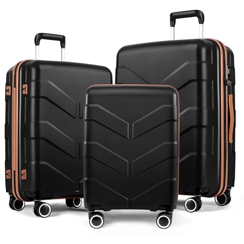 Luggage Sets 3 Piece with Spinner Wheel