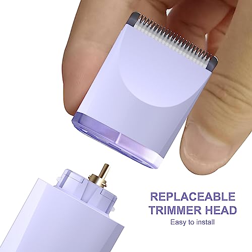 Electric Body Hair Trimmer (Purple)