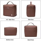 NOL 4 Liters Small Insulated Lunch Bags for Women Cooler Bag Lightweight Nylon Waterproof Lunch Box For Work （Small (Coffee / Small (4 Liters))