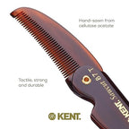 87T Handmade Folding Pocket Comb for Men (Pack of 3 / Tortoiseshell)