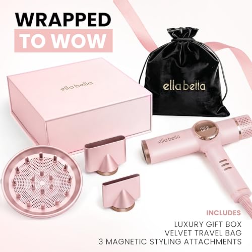 Ionic Hair Dryer with Diffuser (Pink)