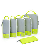 6 Set Compression Packing Cubes (Highlight Yellow / Set of 6)