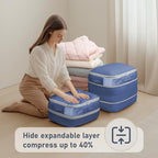 Compression Storage Bags 8 Pack (Navy Blue / 39L x 8 Pack)
