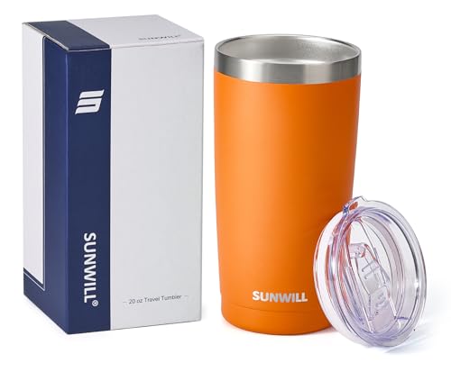 Coffee Tumbler (Powder Coated Orange)