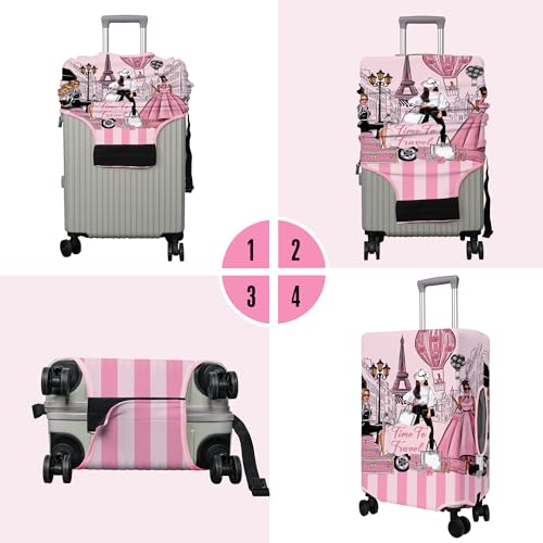 Travel Luggage Cover Suitcase Protector Fits 18 (C-2 / S(18-20in))