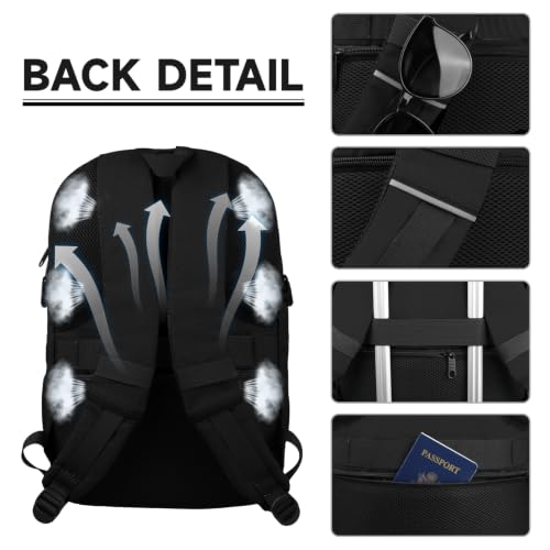 16" Travel Laptop Backpack (Black / 16 Inch(35L))
