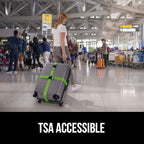 Heavy Duty Luggage Straps for Suitcase (Green)