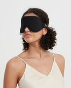 Sleep Mask with Deep Contoured Eye Cups (A1 Black)