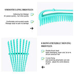 Detangling Hair Brush,Hair Detangler Brush and Wide Tooth Comb Set for Black Natural Curly Wet Dry Thick Straight Long Hair, Afro American Type 3a-4c, Comfortable Grip,Easy to Clean, Durable