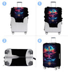 Aircraft Luggage Cover Washable Suitcase Protector Anti (Aircraft / XL(32-34inch suitcase))