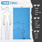 Quick Dry Travel Towel (Light Blue)