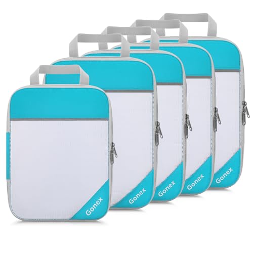 Compression Packing Cubes (Set of 5 / 5-Blue)