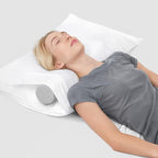 Neck Roll Pillow (Grey / Small - 4.1" H)