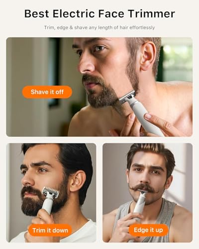Electric Groin & Body Hair Trimmer (Lite / White)