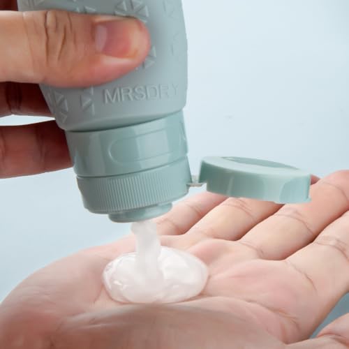 Travel Bottles for Toiletries (Grey / 3 Ounces)