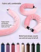 Heatless Hair Curler Overnight Curls (Pink)