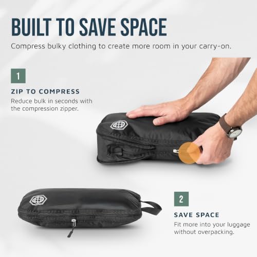 Large Compression Packing Cubes 7 (Black)