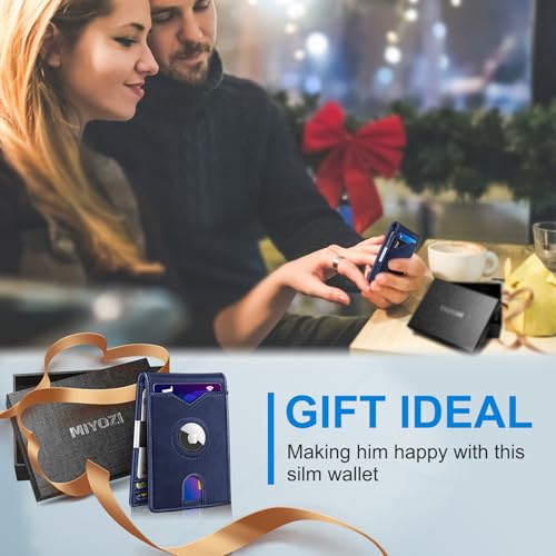 Airtag Wallet for Men (Purplish Blue41)