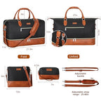 Weekender Bag for Women (Large / 4-Black)